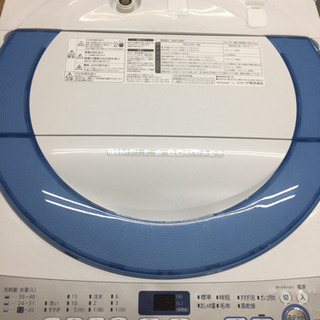 安心の半年間返金保証！SHARPのES-GE70R 全自動洗濯機です！ 【公式通販】