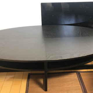 IKEAの黒テーブル