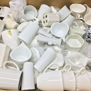 未使用 白磁食器 ポーセラーツ 約40kg まとめて