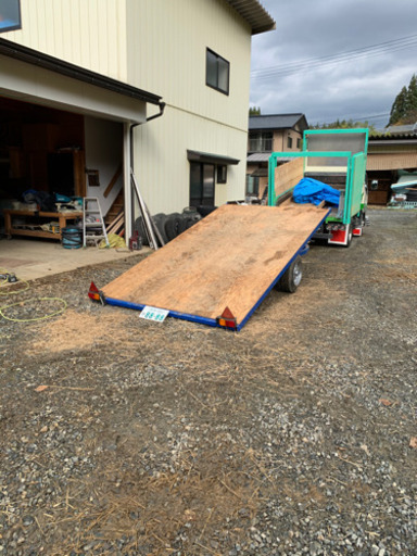 コンバイントレーラー、フルトレーラー、ナンバー付き、車検付き！