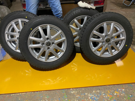 ブリヂストン　165/65R14 14インチ　ブリザックVRX 4本アルミ付き中古