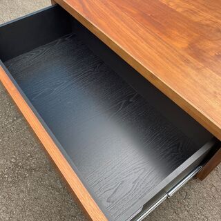 ACTUS アクタス リビングテーブル センターテーブル 茶 引き出し付き 中古品