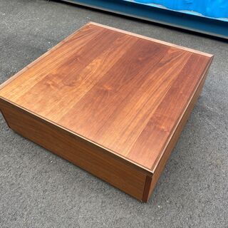 ACTUS アクタス リビングテーブル センターテーブル 茶 引き出し付き 中古品