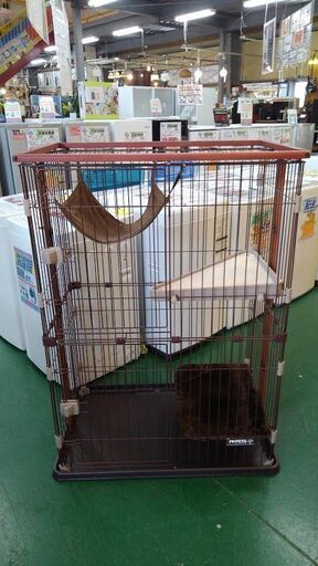 【店舗同時販売中】ペットケージ　猫　2段ケージ【店頭ご来店購入限定】