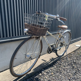 自転車　通勤用　通学用　6段切替