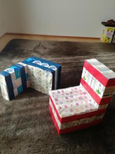 手作り 牛乳パックいす2客 コイン 東武宇都宮の生活雑貨の中古あげます 譲ります ジモティーで不用品の処分