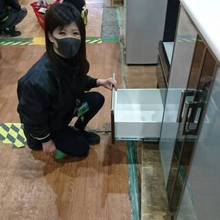 ミドルキッチンカウンター　ニトリ　ポスティア