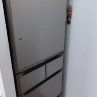 日立　HITACHI　真空チルドS　冷凍冷蔵庫　5ドア　401L　左開き