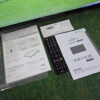美品 高年式 2020年製 43V型 4K対応 液晶テレビ ASTEX 動作
