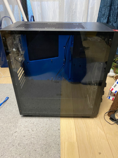Sharkoon RGB LEDファン搭載ゲーミングPCケース 強化ガラスサイドパネル SHA-DG7000-G