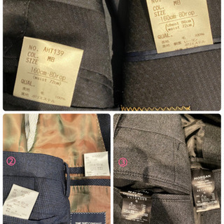 元値約9万円☆スーツ3着セット☆値下げ交渉可能