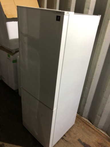 [重] 1107-101 シャープ冷蔵庫　SJ-PD27C 2017年製　271L 2ドア