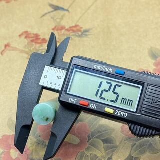 福袋 印鑑 本翡翠 ヒスイ 緑色 誕生日プレゼント 手作り 天然石 縁起物 鑑別書有