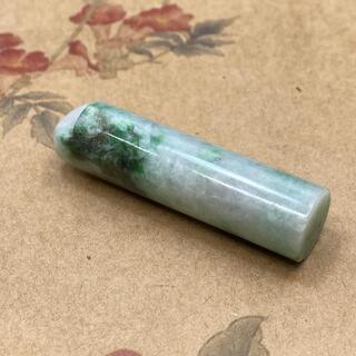 福袋 印鑑 本翡翠 ヒスイ 緑色 誕生日プレゼント 天然石 縁起物 男女