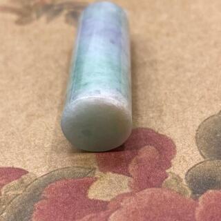 福袋 印鑑 本翡翠 ヒスイ 緑色 誕生日プレゼント 手作り 天然石 縁起物 