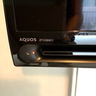 【超美品！おまけ付き】SHARP　AQUOS　32V型 ハイビジョン液晶テレビ 外付けHDD対応 2画面機能(TV+外部入力)搭載　（１１月下旬引渡し　PayPay可）