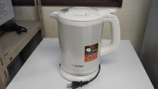 【リサイクルショップ八光　田上店】象印 電気ケトル CK-AH08　ホワイト [0.8L]　２０１８年製