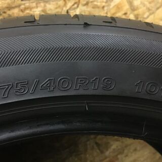 BS POTENZA S001 275/40R19 19インチ 夏タイヤ 2本 2017年製 バリ溝 (MTK16) クレジットカード QR決済可能