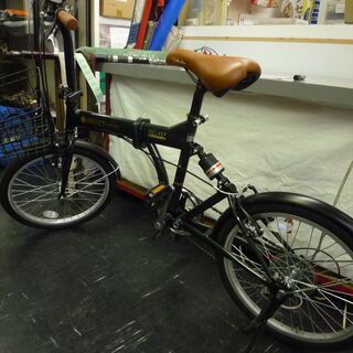 【美品】My Pallas SC-07 PLUS折畳自転車 マットブラック My Pallas SC-07 PLUS【20インチ6段変速折りたたみ自転車】