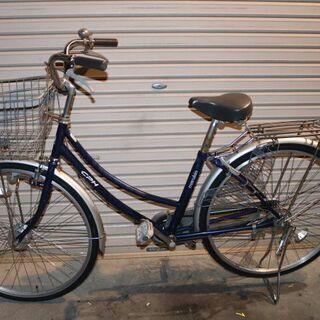 26インチ　有名なブランド　マルキン自転車のブルーメタリック