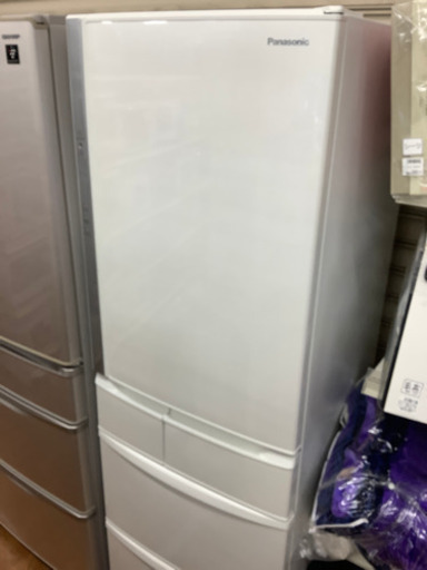 パナソニック 411L  5ドア冷蔵庫 2019年製 NR-EV41S5