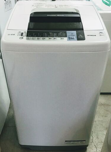 限定価格セール！ 【送料無料・設置無料サービス有り】洗濯機 中古 NW-7MY HITACHI 2016年製 洗濯機