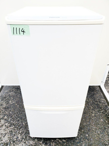 1114番 Panasonic✨ノンフロン冷凍冷蔵庫✨NR-B143W-W‼️
