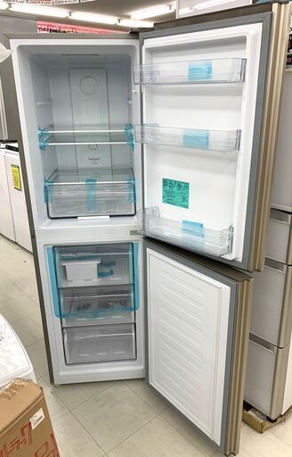 2020年製 ハイアール 218L 冷凍冷蔵庫 JR-NF218B-N ゴールド 品
