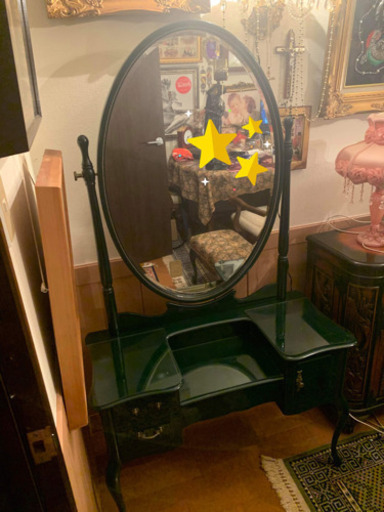 中古アンティークドレッサー西洋クラシカル 猫脚 ドレッサー 鏡台