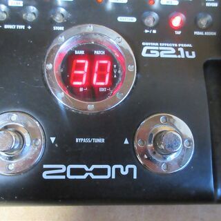 ☆ズーム ZOOM G2.1u マルチエフェクター◇アダプター付