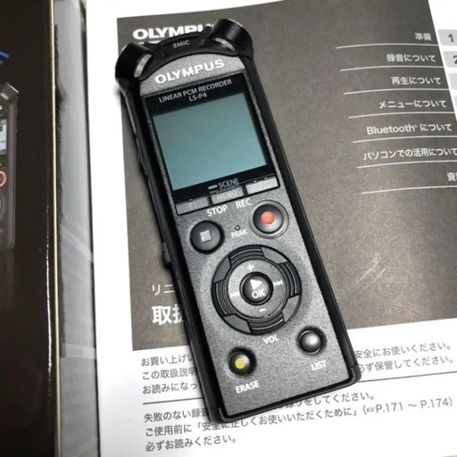 ICレコーダー OLYMPUS LS-P4 BLK オリンパス IC レコーダー 録音