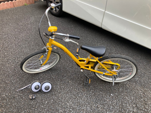 11/15まで掲載　お値下げ※11/17受取りまで　自転車　補助輪付き　18インチ
