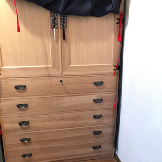 値下げ‼️総桐箪笥 伝統工芸 桐箪笥 総桐 着物箪笥 洋服 タンス 無垢材 金具 収納家具 観音開 日本 和家具 鍵付🗝