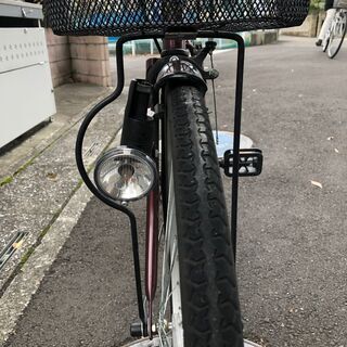 普通自転車☆SHIONO FatCat 26インチ ワインレッド (スリーラム) 宮原 