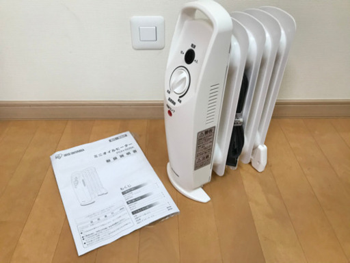 【1度のみ使用の美品】ミニオイルヒーター