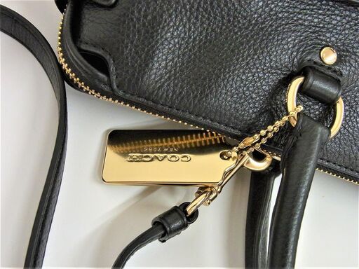 ◇【未使用】COACH/コーチ☆本革2WAYバッグ☆F31467IMBLK