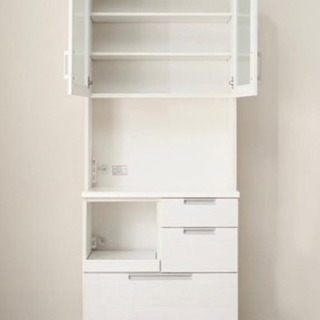 ニトリ　NITORI 食器棚　キッチンボード　ダリア　80cm幅