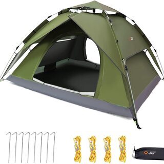 ワンタッチテント　キャンプ　テント