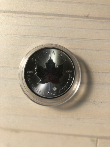 カナダ　メイプルリーフ銀貨