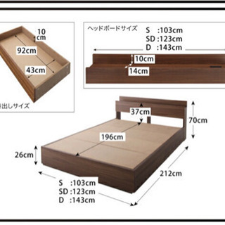 受取人決定　ダブルベッド　マットレス敷布団掛け布団カバー枕フルセット