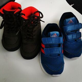 子供の靴のセット、14sm, adidas, gap