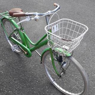 【引き取り先決まりました】24インチ　グリーンの自転車