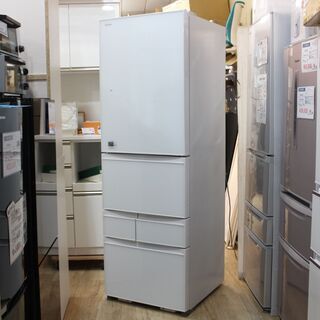 店R457)東芝 5ドア冷凍冷蔵庫 VEGETA べジータ GR-M41GXV 411L・右開き 