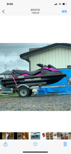 シードゥー ジェットスキー gtx