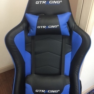 GTRACING GT890F ゲーミングチェア リクライニングチェア 収納式オットマン 新品同様 カバー付