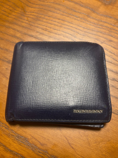 バーバリーburberry 財布メンズ二つ折りレザーネイビー Mk 松屋町の家電の中古あげます 譲ります ジモティーで不用品の処分