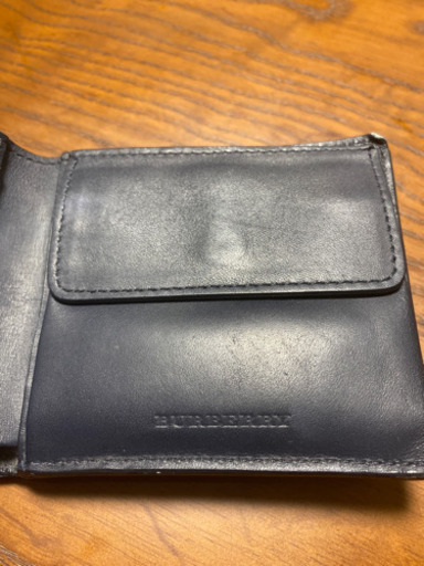 バーバリーburberry 財布メンズ二つ折りレザーネイビー Mk 松屋町の家電の中古あげます 譲ります ジモティーで不用品の処分