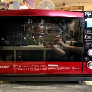 中古　SHARP　2018年製　加熱水蒸気オーブンレンジ　RE-...