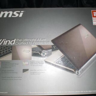 【未使用に近い】モバイルパソコン　msi-U160DX