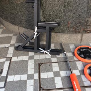 AA◎IROTEC アイロテック ダンベル・バーベル/GronG グロング バーベルスタンド セット